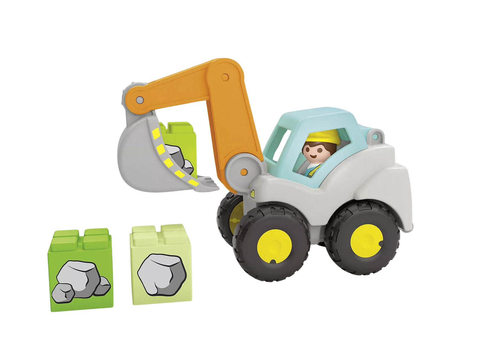 Playmobil 71684 JUNIOR: Shovel Excavator จูเนียร์ รถขุดตัก - Image 4