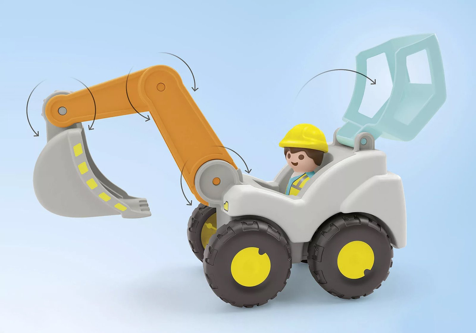 Playmobil 71684 JUNIOR: Shovel Excavator จูเนียร์ รถขุดตัก - Image 7