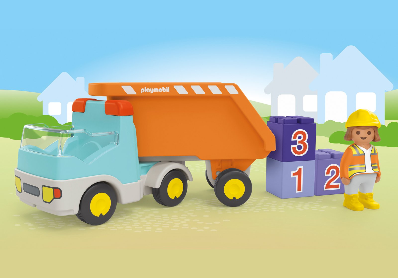 Playmobil 71685 JUNIOR: Dump Truck จูเนียร์ รถดัมพ์
