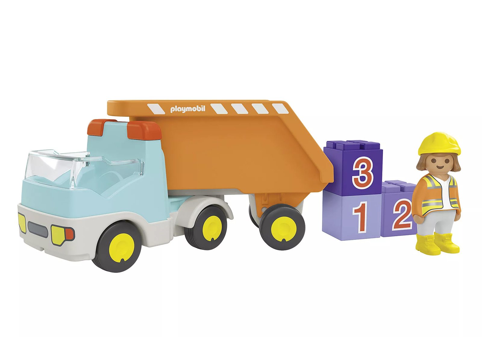 Playmobil 71685 JUNIOR: Dump Truck จูเนียร์ รถดัมพ์ - Image 4