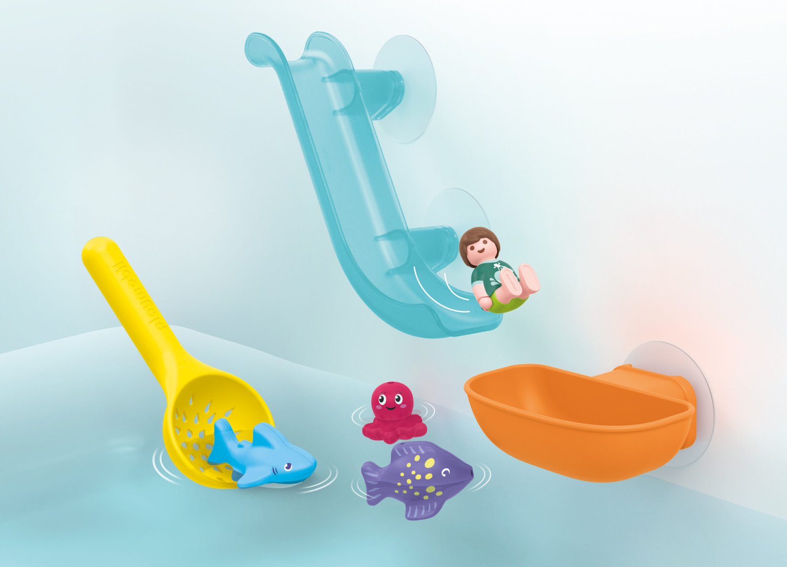 Playmobil 71689 JUNIOR AQUA: Water Slide with Sea Animal จูเนียร์ อควา สไลเดอร์น้ำพร้อมสัตว์ทะเล