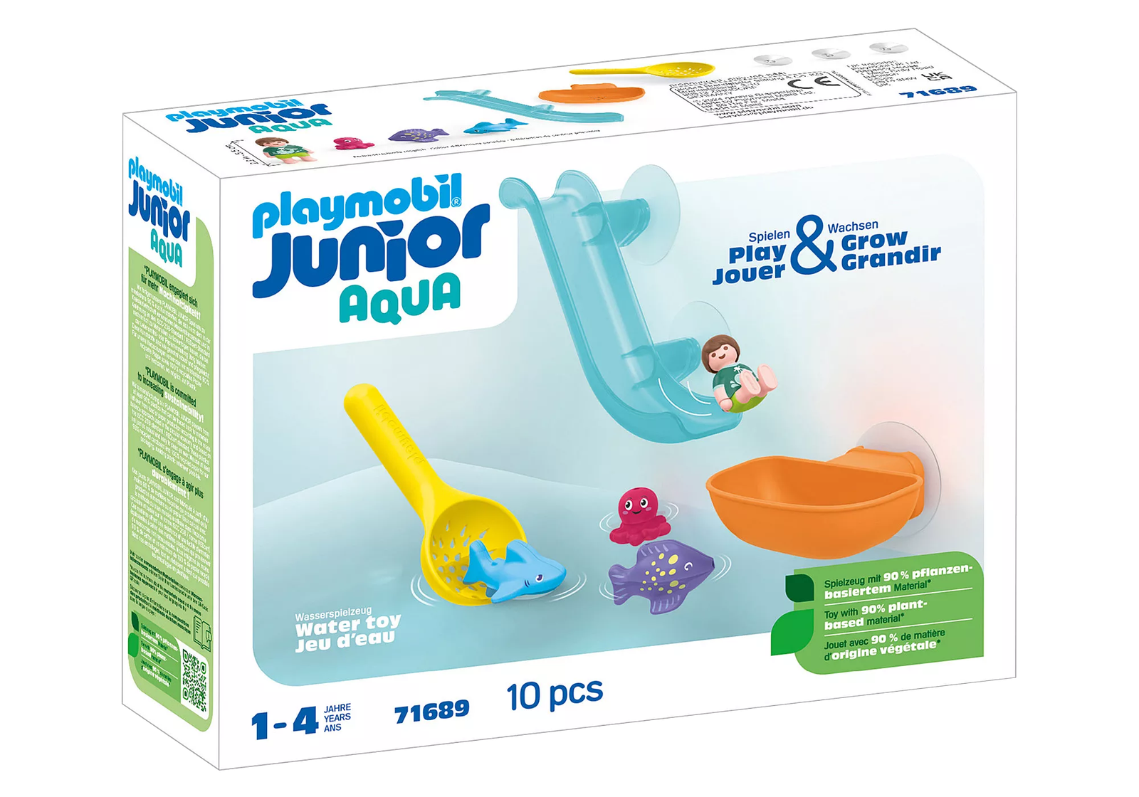 Playmobil 71689 JUNIOR AQUA: Water Slide with Sea Animal จูเนียร์ อควา สไลเดอร์น้ำพร้อมสัตว์ทะเล - Image 2