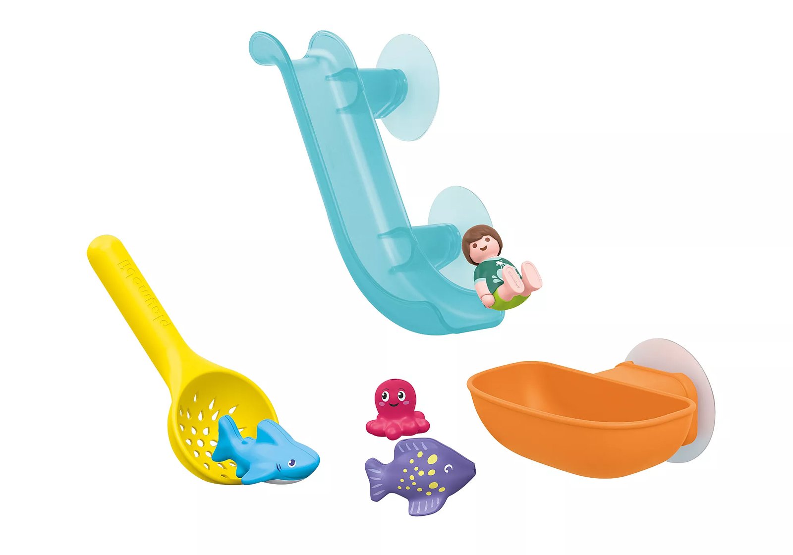 Playmobil 71689 JUNIOR AQUA: Water Slide with Sea Animal จูเนียร์ อควา สไลเดอร์น้ำพร้อมสัตว์ทะเล - Image 4