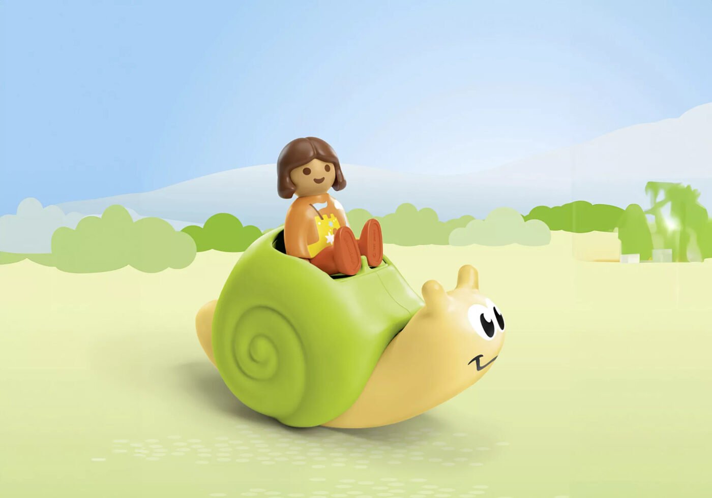 Playmobil 71699 JUNIOR Rocking Snail with Rattle Featur จูเนียร์ หอยทากโยกเยกพร้อมฟังก์ชั่นสั่น - Image 6