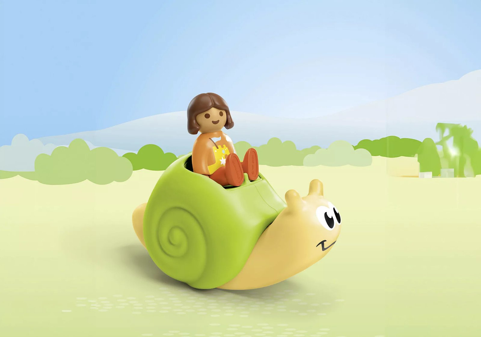 Playmobil 71699 JUNIOR Rocking Snail with Rattle Featur จูเนียร์ หอยทากโยกเยกพร้อมฟังก์ชั่นสั่น - Image 6