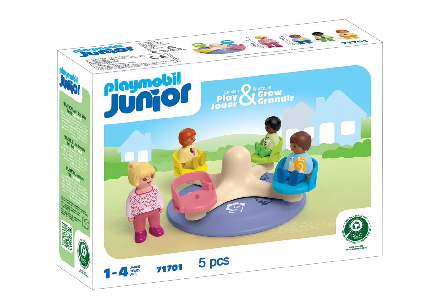 Alternative view of Playmobil 71701 JUNIOR Number-Merry-Go-Round จูเนียร์ ม้าหมุนตัวเลข