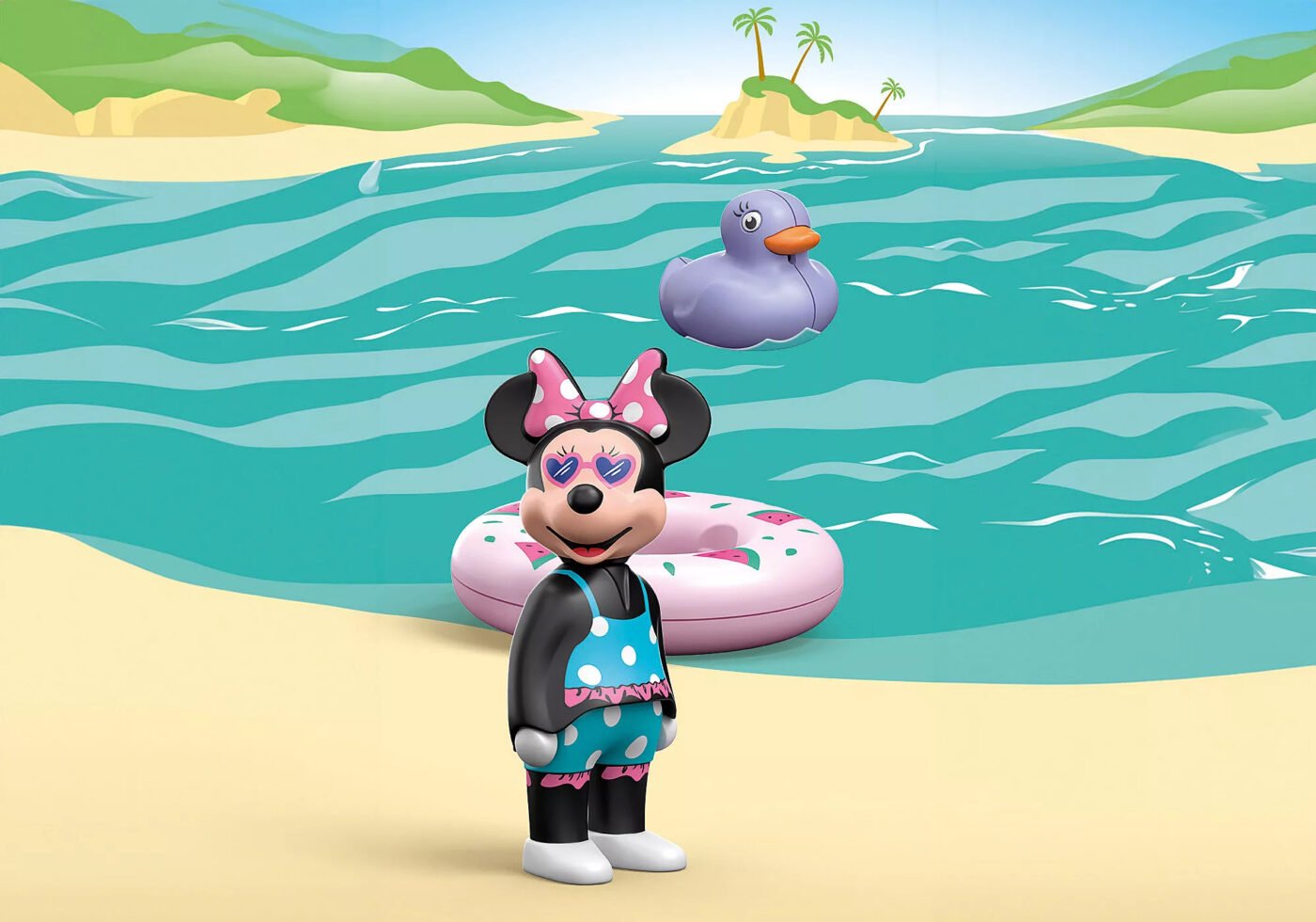 Playmobil 71706 JUNIOR & Disney: Minnie Mouse's Beach Trip จูเนียร์ & ดิสนีย์ ทริปชายหาดของมินนี่ - Image 5