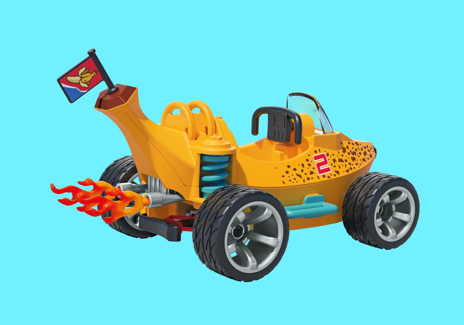 Playmobil 71717 Funstar Racing Banana ฟันสตาร์ เรซซิ่ง บานาน่า - Image 5