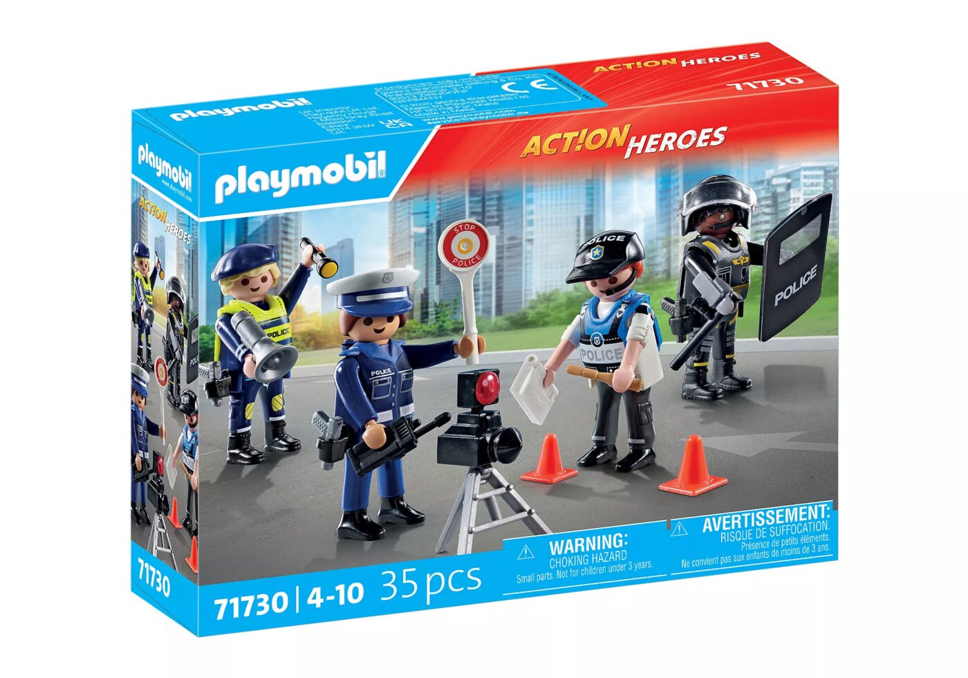 Alternative view of Playmobil 71730 Police Figures Set ตำรวจ เซ็ตฟิกเกอร์ตำรวจ