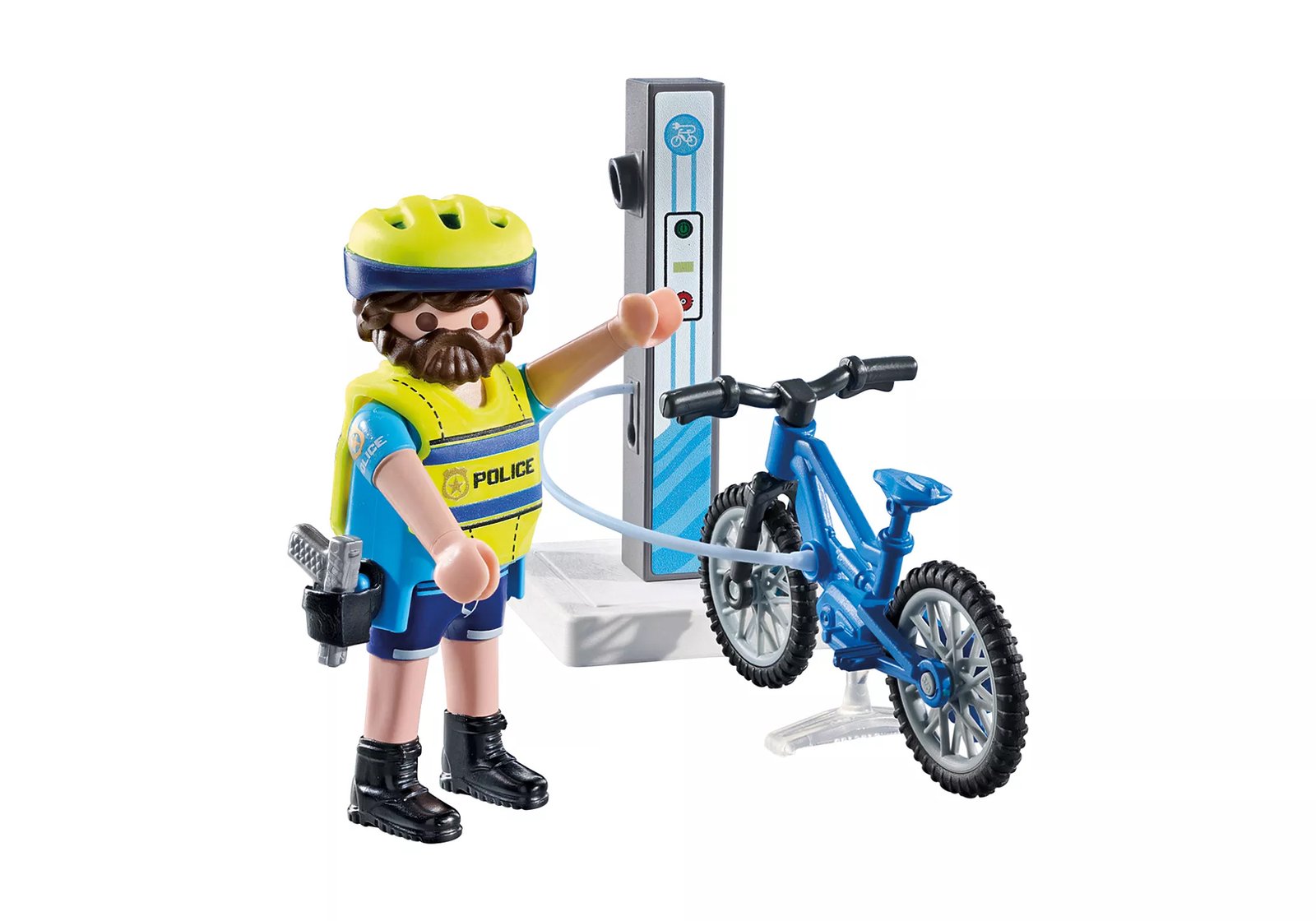 Playmobil 71732 Police Bike Patrol ตำรวจ จักรยานตำรวจตรวจตรา - Image 4