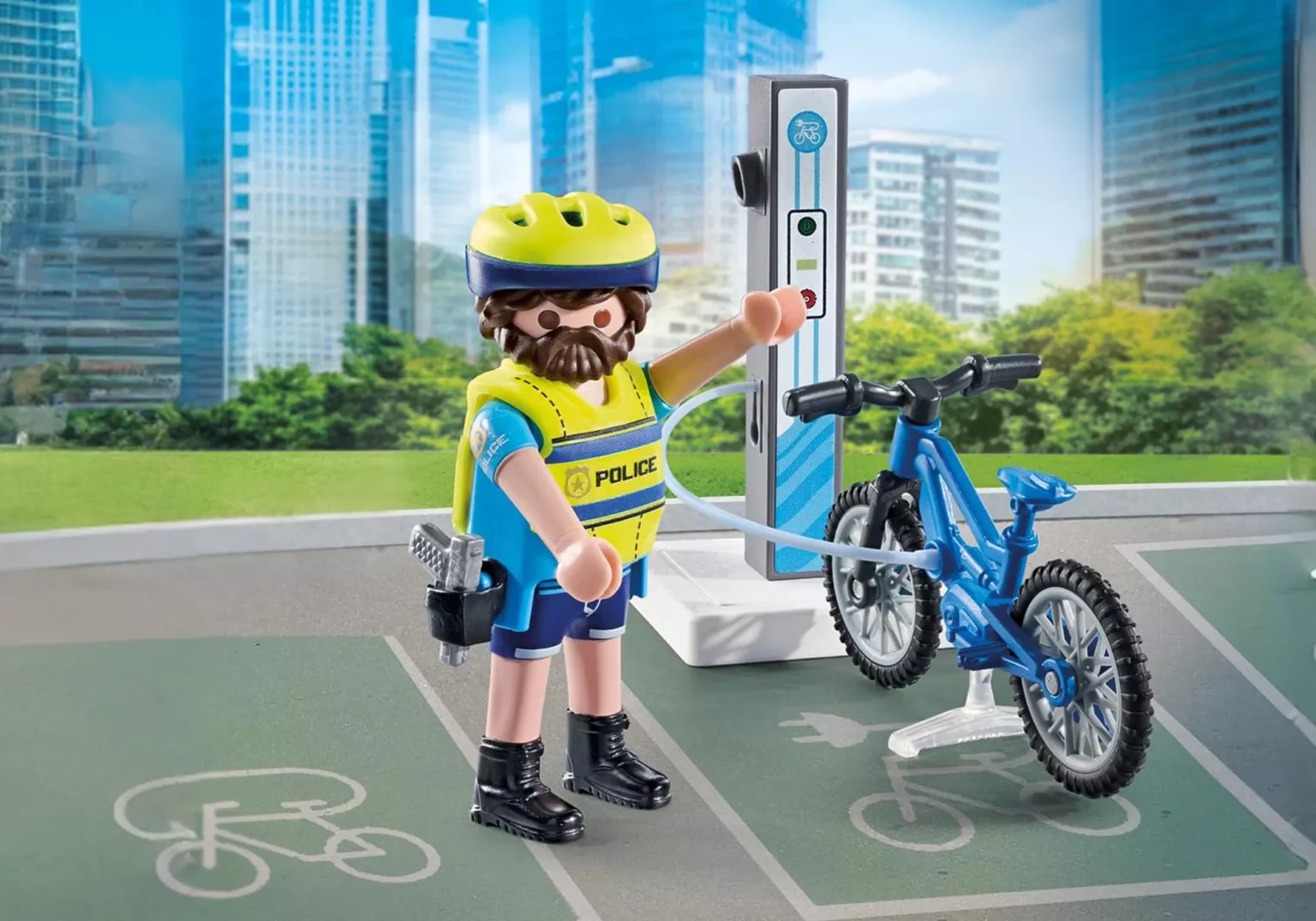 Playmobil 71732 Police Bike Patrol ตำรวจ จักรยานตำรวจตรวจตรา