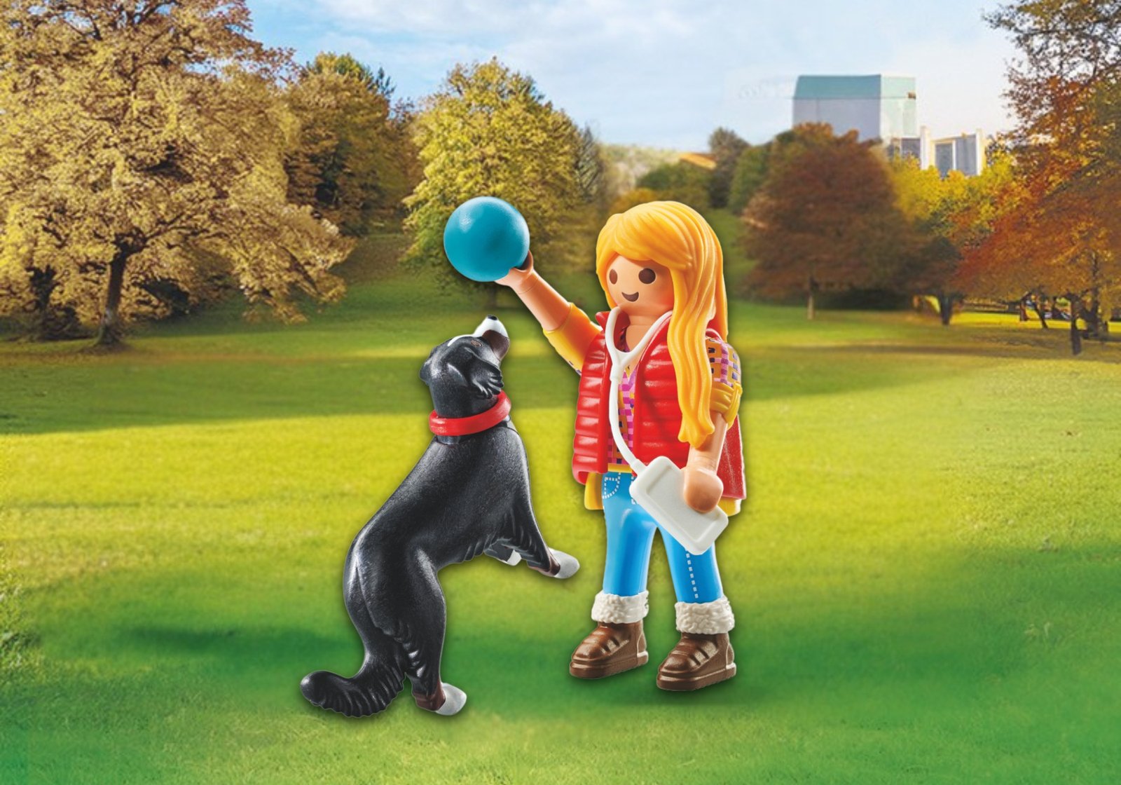 Playmobil 71738 Pet Collectable Woman with Mountain Dog เซ็ตสะสมสัตว์เลี้ยง ผู้หญิงกับสุนัขพันธุ์เมาน์เทนด็อก