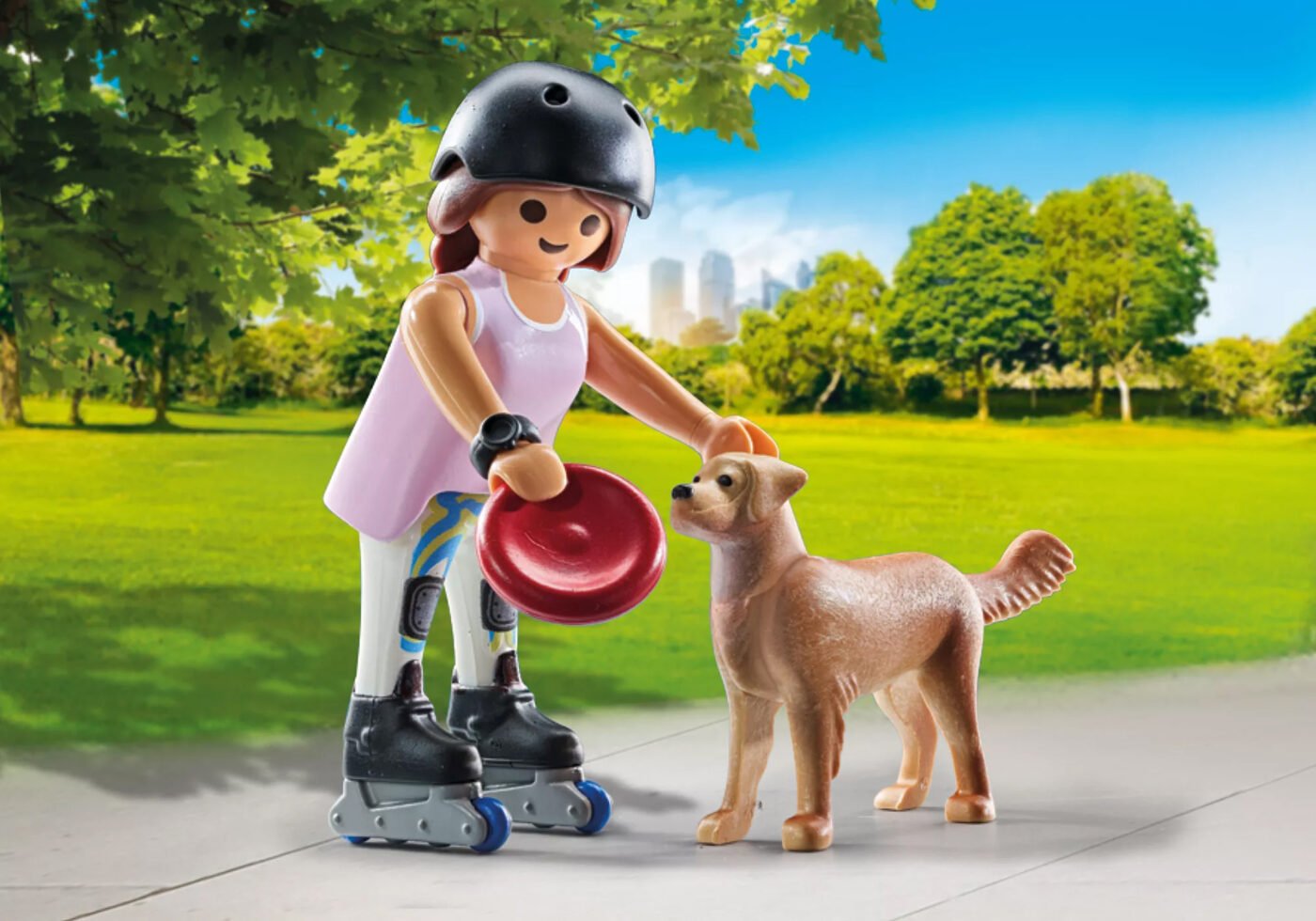 Playmobil 71739 Pet Collectable Skater with Retriever เซ็ตสะสมสัตว์เลี้ยง สเกตเตอร์กับรีทรีฟเวอร์ - Image 4