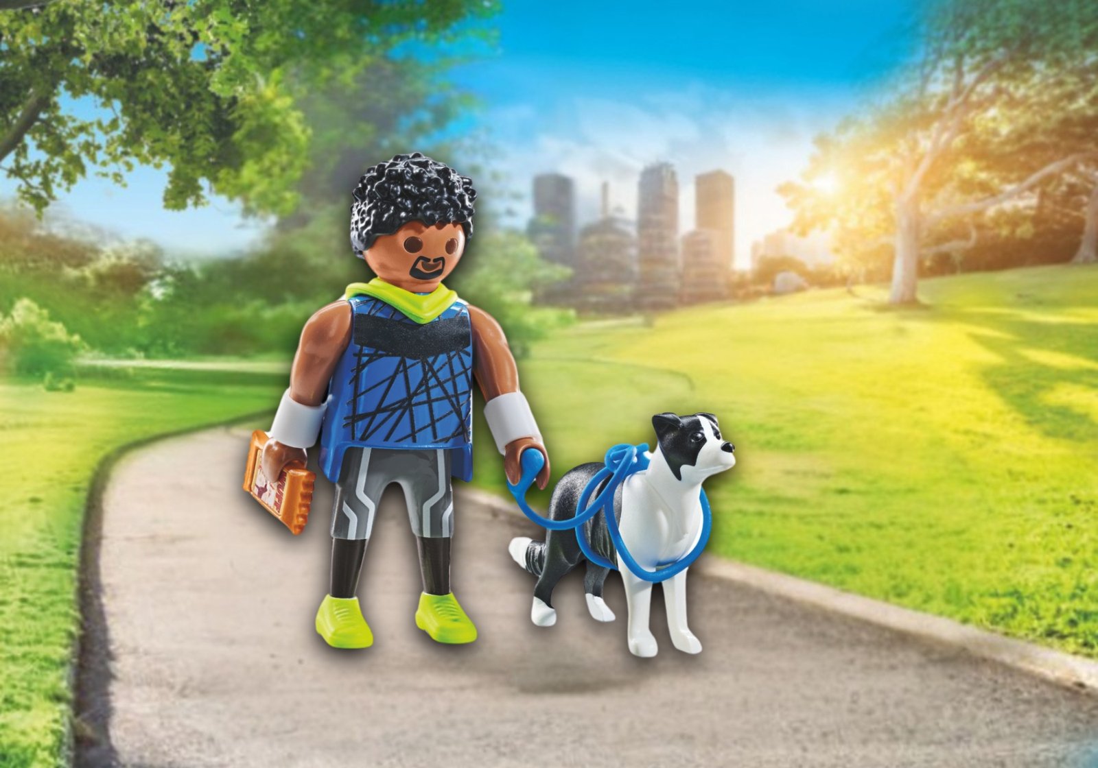 Playmobil 71740 Pet Collectable Jogger with Border Collie เซ็ตสะสมสัตว์เลี้ยง นักวิ่งกับบอร์เดอร์คอลลี่