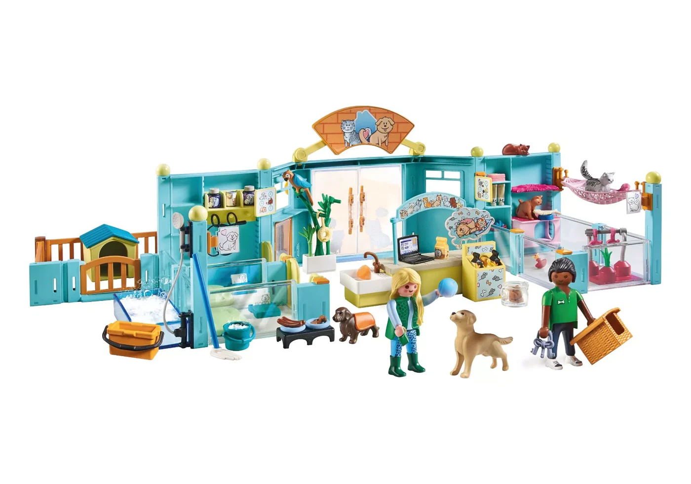 Playmobil 71742 Pet grooming Animal Hotel เพ็ทกรูมมิ่ง โรงแรมสัตว์เลี้ยง - Image 3