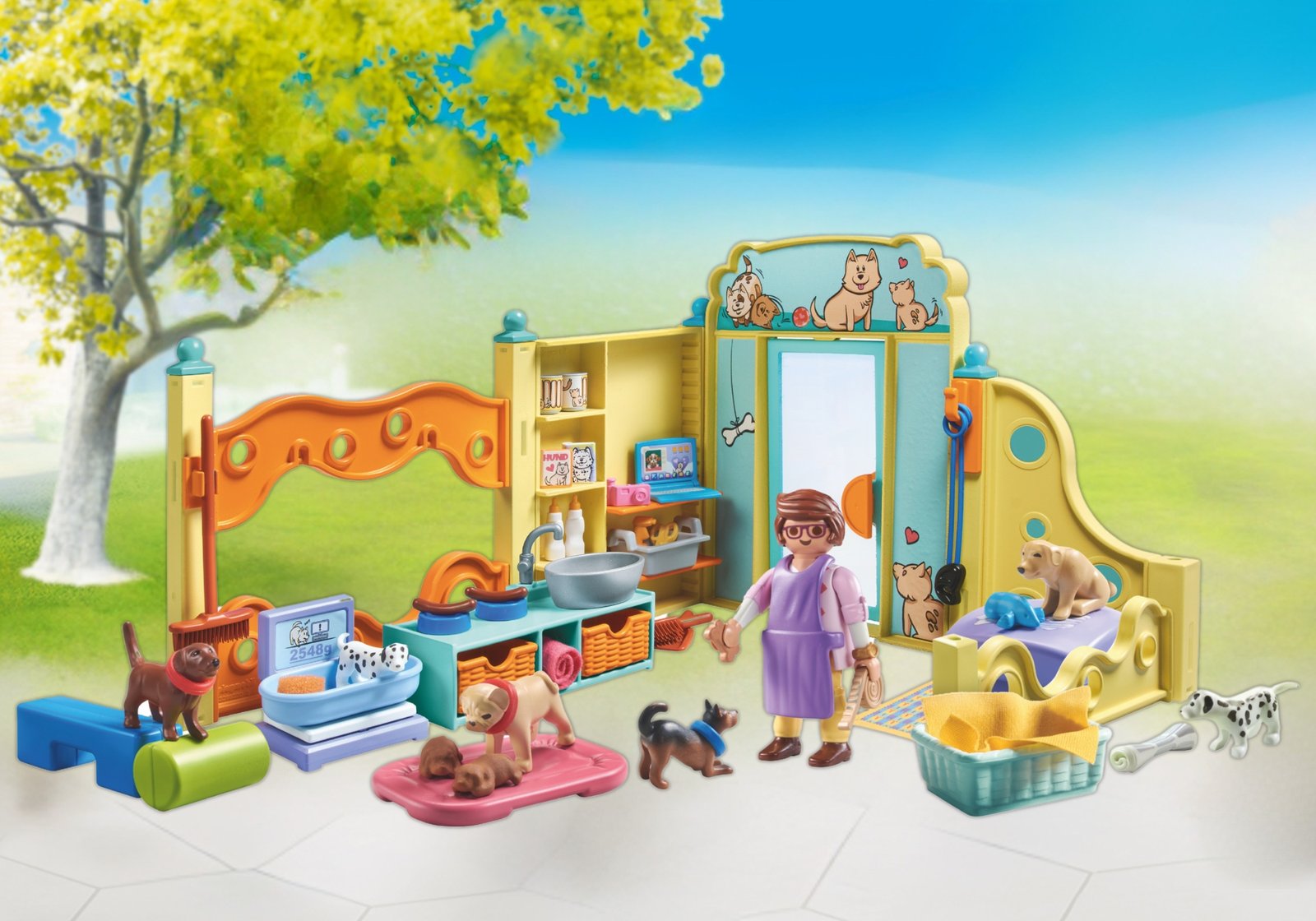 Playmobil 71743 Pet grooming Puppy Care Center ของเล่นบทบาทสมมติ เพ็ทกรูมมิ่ง ศูนย์ดูแลลูกสุนัข