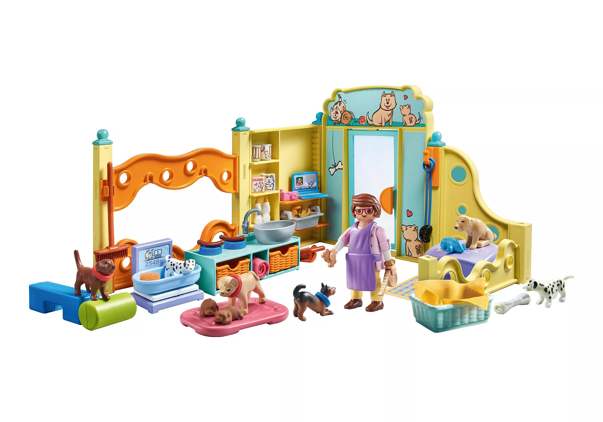 Playmobil 71743 Pet grooming Puppy Care Center ของเล่นบทบาทสมมติ เพ็ทกรูมมิ่ง ศูนย์ดูแลลูกสุนัข - Image 3