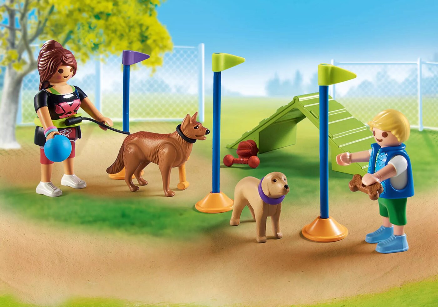 Playmobil 71745 Pet grooming Dog Park ของเล่นบทบาทสมมติ เพ็ทกรูมมิ่ง สวนสุนัข - Image 5