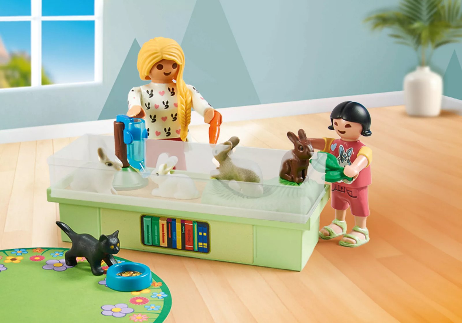 Playmobil 71753 Starter Pack Rabbit Family สตาร์ทเตอร์ ครอบครัวกระต่าย - Image 4