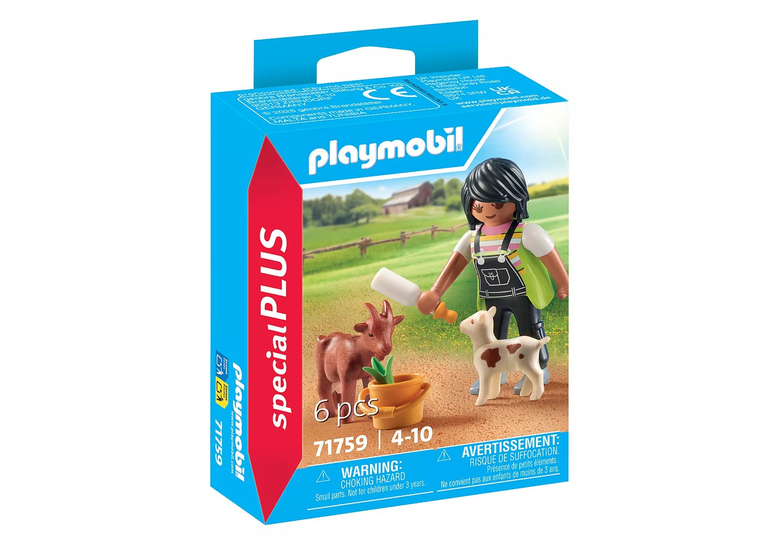 Playmobil 71759 Special Plus Woman with Goats ของเล่นบทบาทสมมติ สเปเชียล ผู้หญิงกับแพะ - Image 2