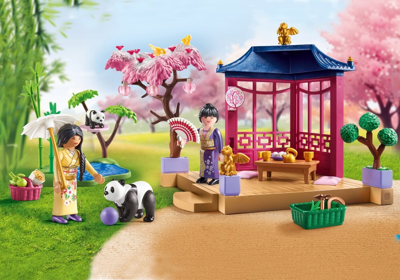 Playmobil 71762 Promo Pack Asian Garden with Panda โปรโมแพ็ค สวนเอเชียพร้อมหมีแพนด้า - Image 5