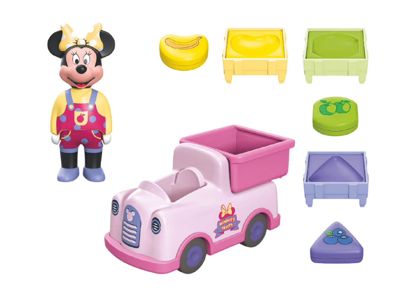 Playmobil 71770 JUNIOR & Disney: Minnie Mouse's Color Sorting Fruit Truck จูเนียร์ & ดิสนีย์ รถผลไม้ของมินนี่ - Image 3