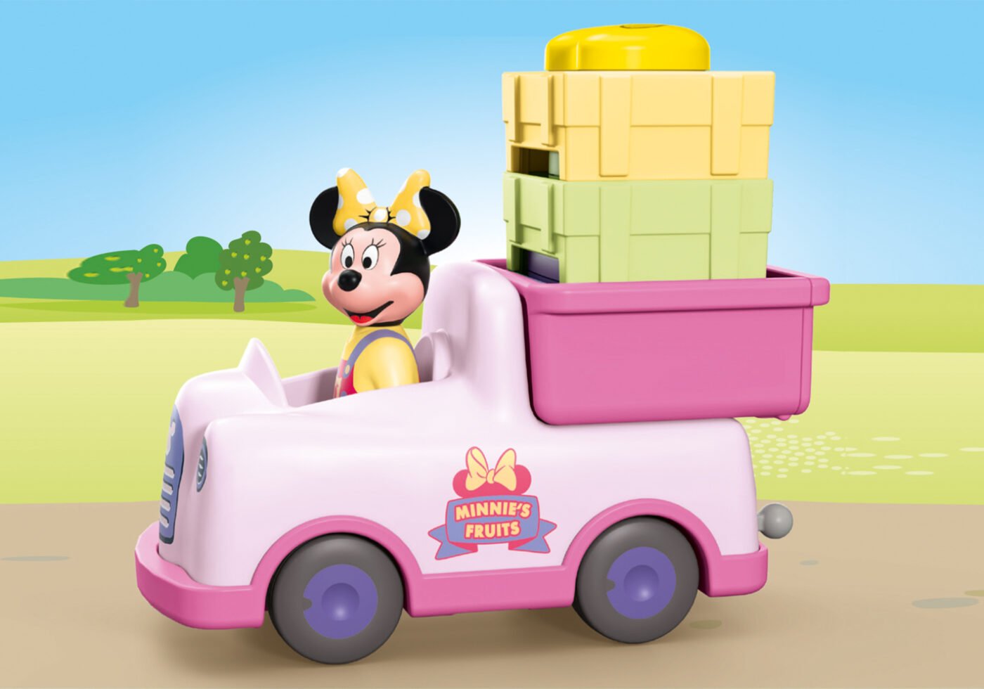 Playmobil 71770 JUNIOR & Disney: Minnie Mouse's Color Sorting Fruit Truck จูเนียร์ & ดิสนีย์ รถผลไม้ของมินนี่ - Image 4