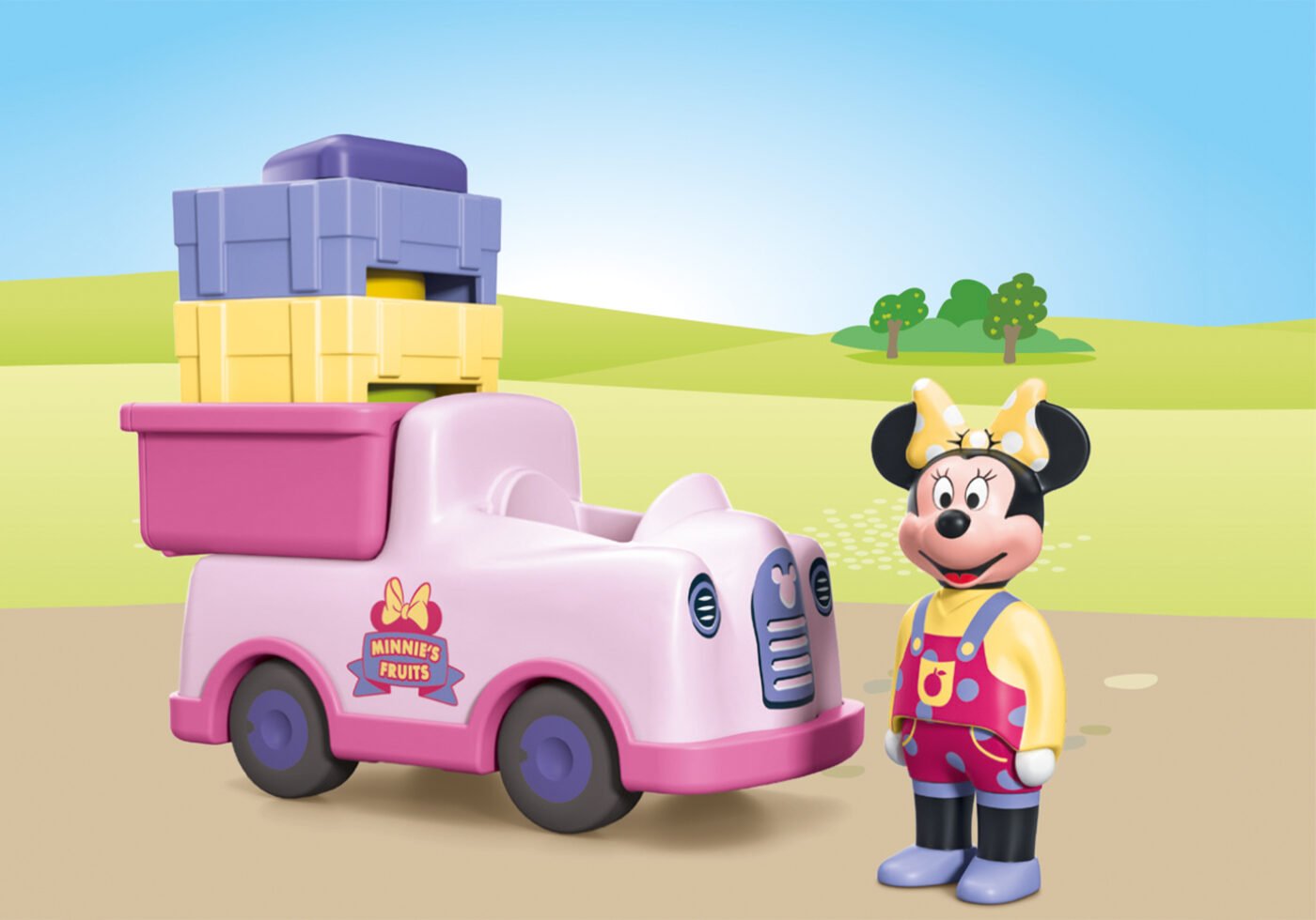 Playmobil 71770 JUNIOR & Disney: Minnie Mouse's Color Sorting Fruit Truck จูเนียร์ & ดิสนีย์ รถผลไม้ของมินนี่ - Image 6