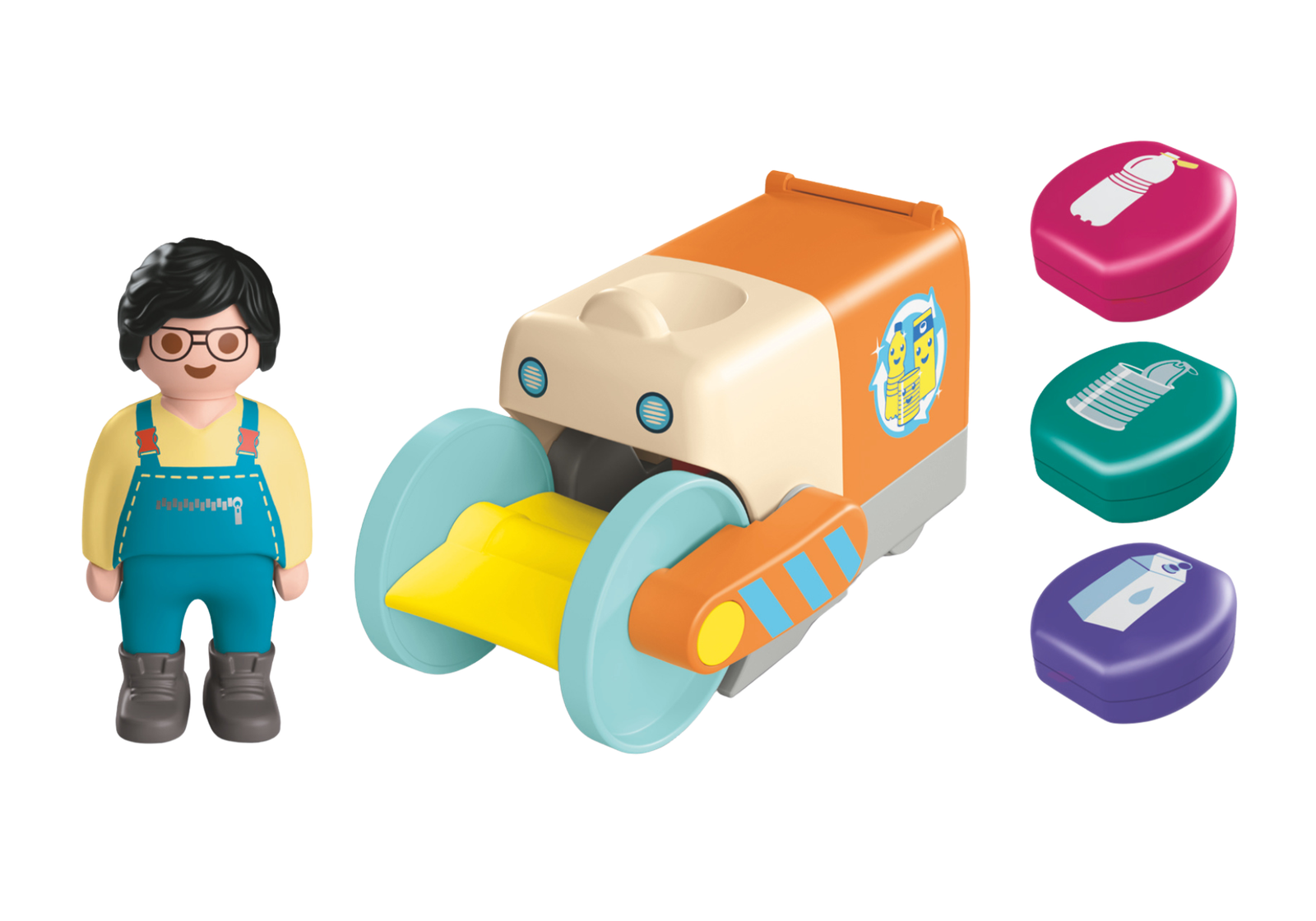 Playmobil 71774 JUNIOR: Push and Grab Garbage Collector จูเนียร์ รถเก็บขยะแสนสนุก - Image 2
