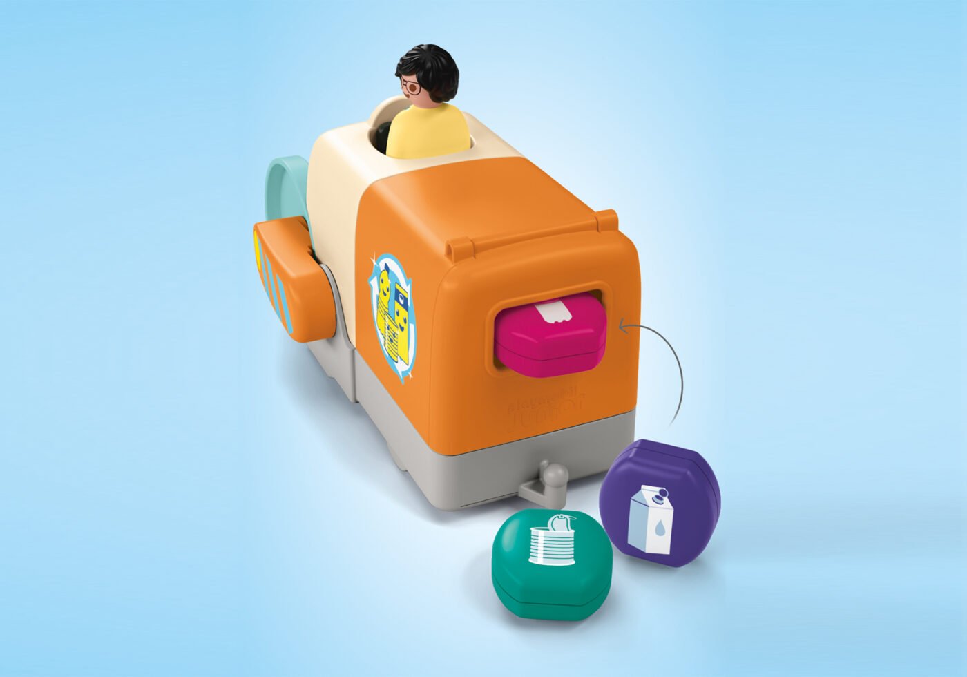 Playmobil 71774 JUNIOR: Push and Grab Garbage Collector จูเนียร์ รถเก็บขยะแสนสนุก - Image 6