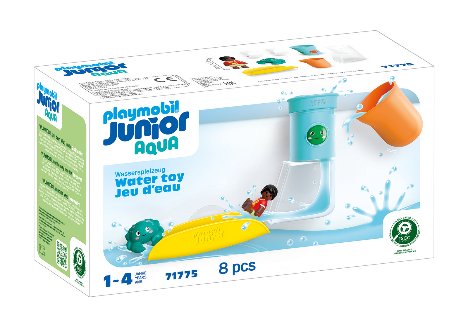 Playmobil 71775 JUNIOR AQUA: Pour and Play Water Tank with Slide จูเนียร์ อควา สไลเดอร์น้ำหรรษากับถังน้ำ - Image 3