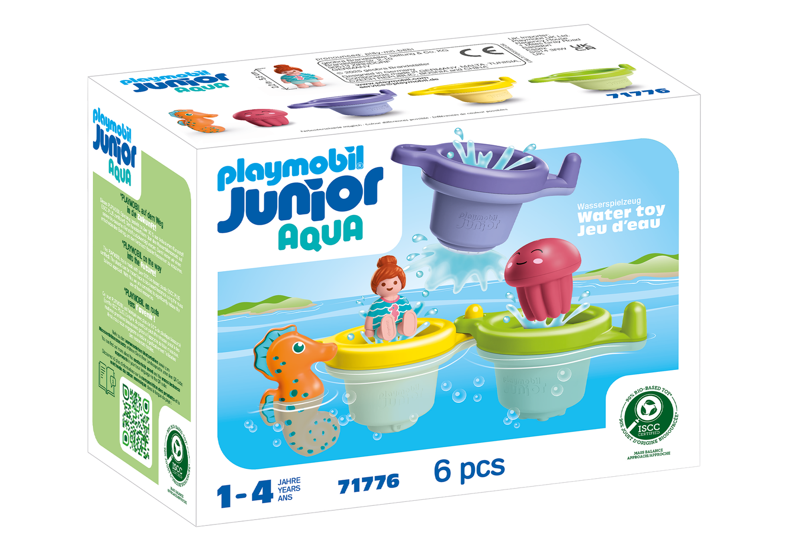 Playmobil 71776 JUNIOR AQUA: Floating Cups with Water Fun จูเนียร์ อควา ถ้วยลอยน้ำและสัตว์น้ำ - Image 3