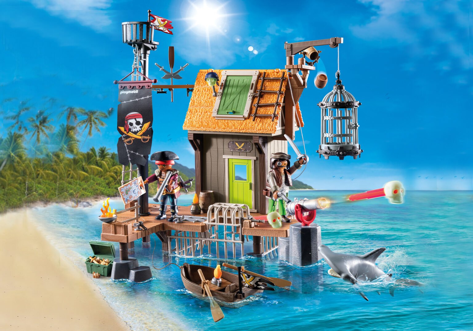 Playmobil 71792 Pirate Harbor โจรสลัด ท่าเรือโจรสลัด