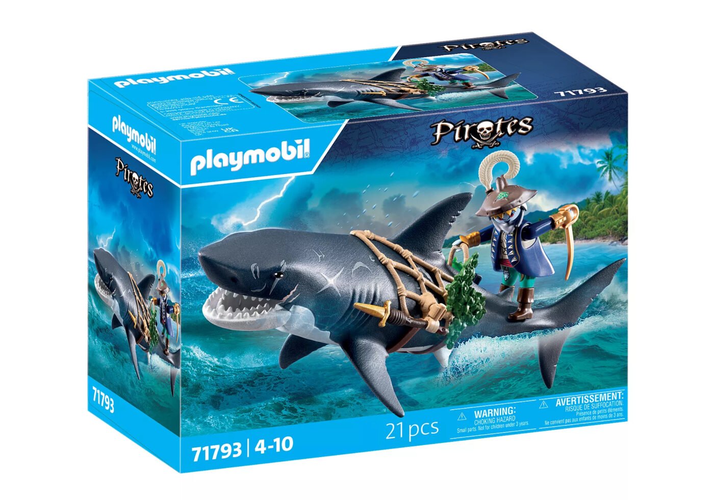 Alternative view of Playmobil 71793 Giant Shark with Pirate โจรสลัด ฉลามยักษ์กับโจรสลัด