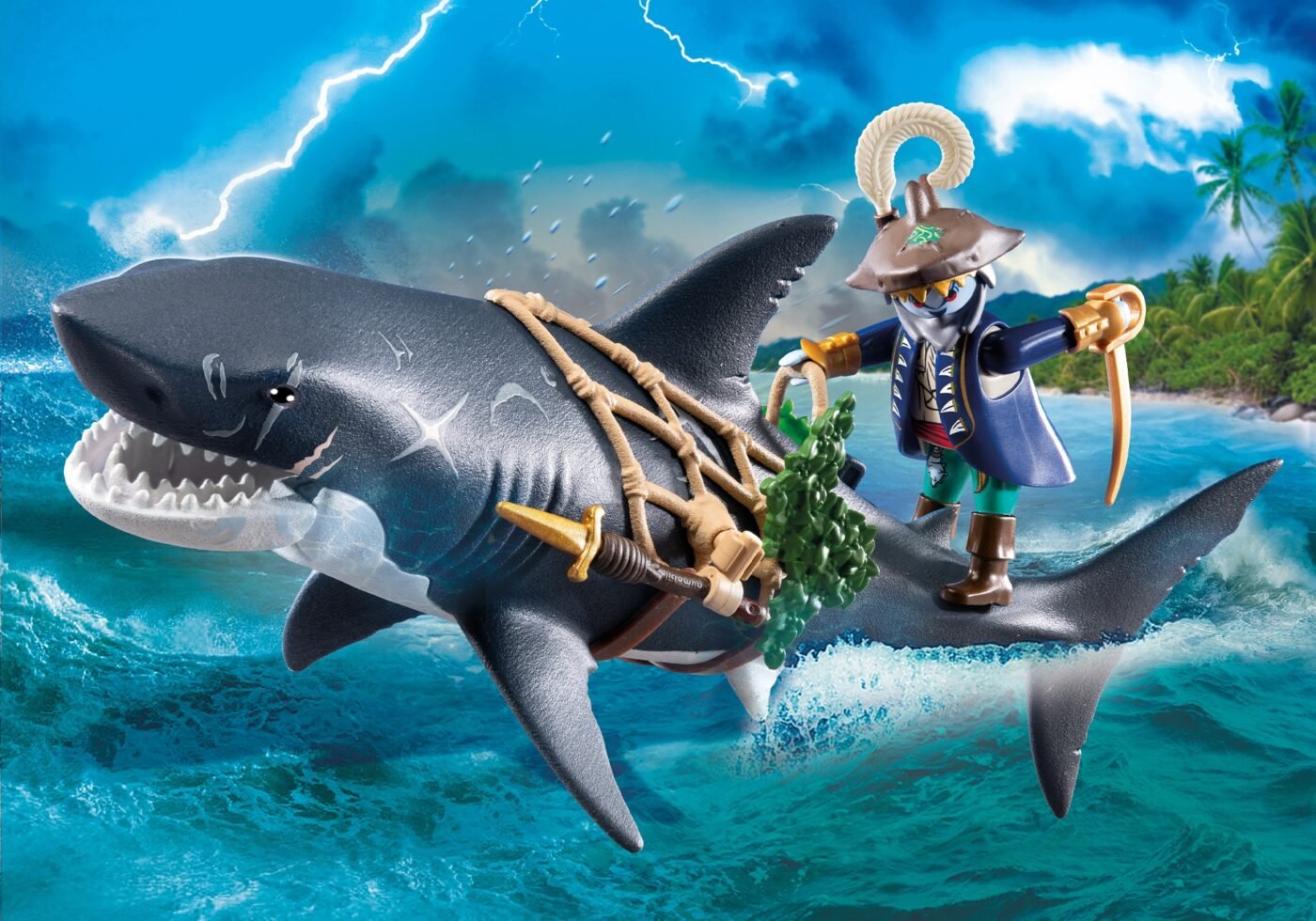Playmobil 71793 Giant Shark with Pirate โจรสลัด ฉลามยักษ์กับโจรสลัด - Image 5