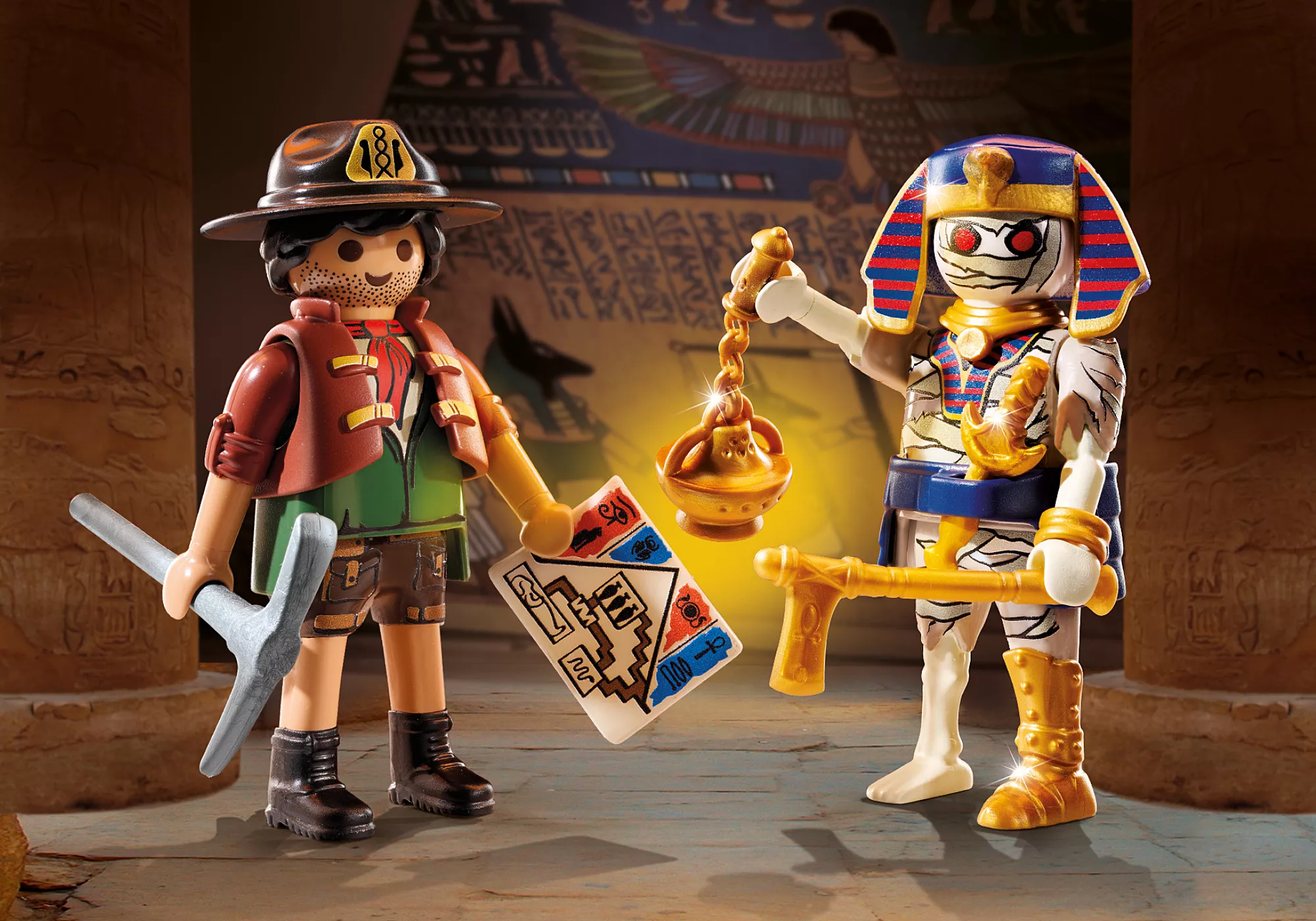 Playmobil 71796 Duo Pack Treasure Hunter and Mummy ดูโอแพ็ค นักล่าสมบัติและมัมมี่