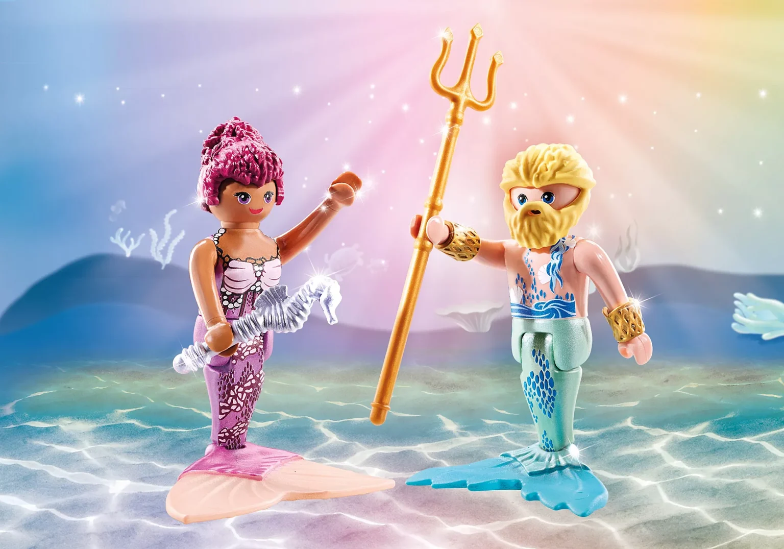 Playmobil 71799 Duo Pack Mermaid and Triton ดูโอแพ็ค นางเงือกและไทรทัน