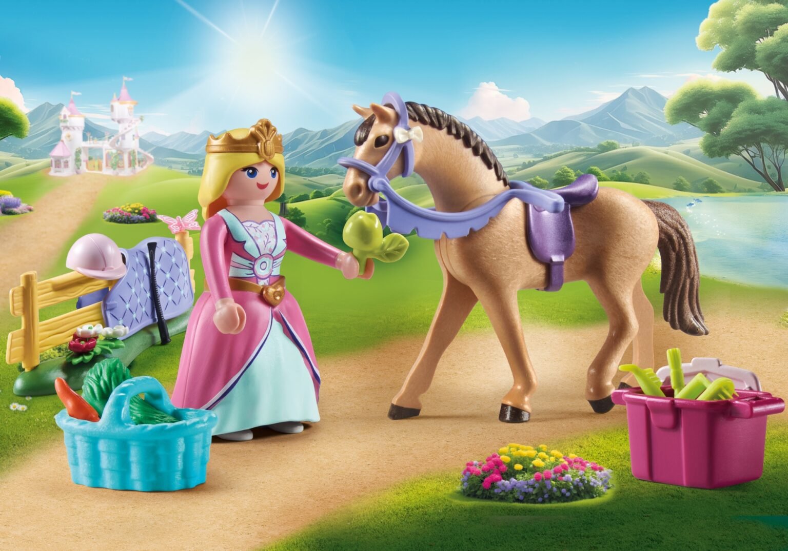 Playmobil 71801 Starter Pack Princess with Horse สตาร์ทเตอร์ เจ้าหญิงกับม้า