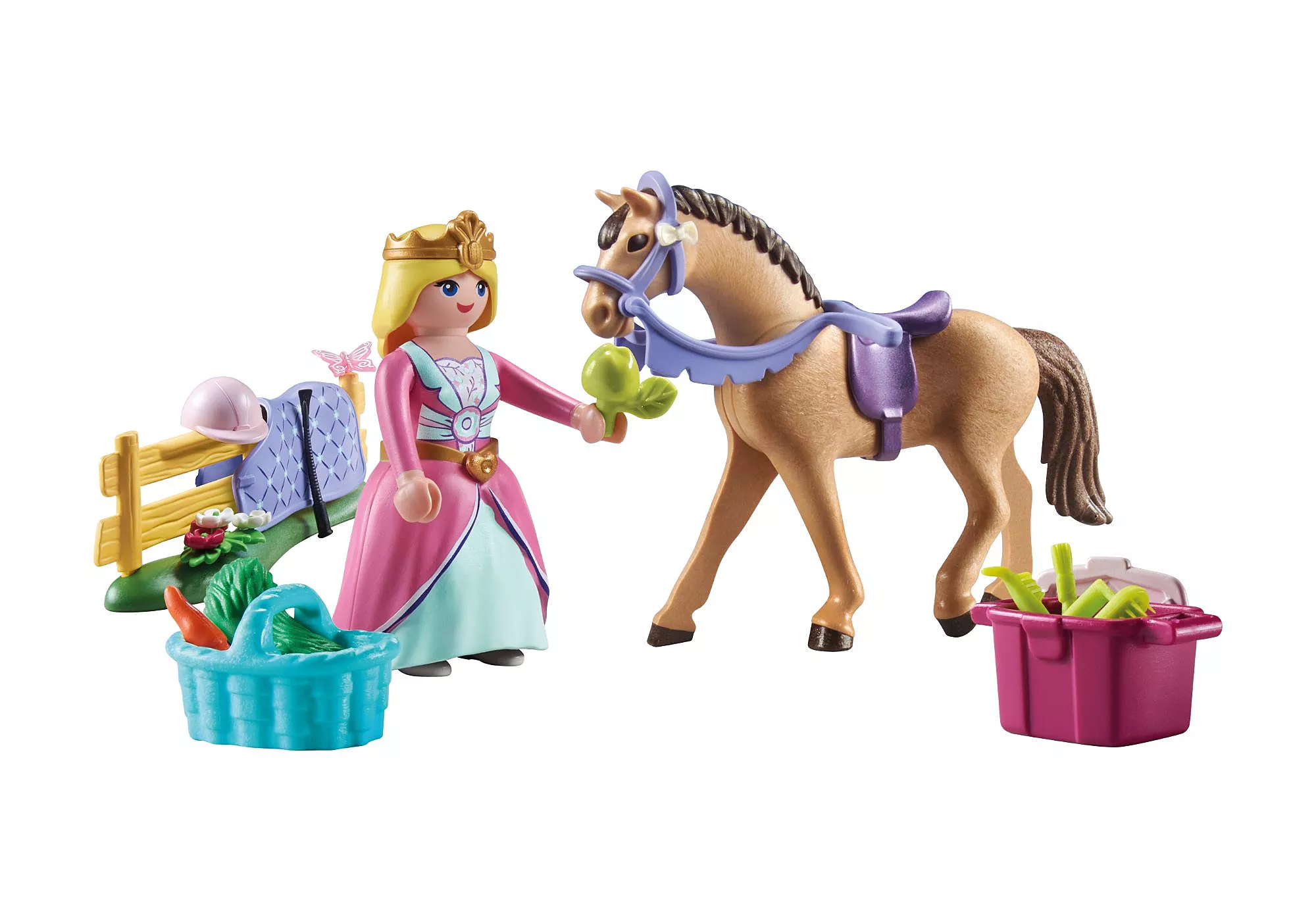 Playmobil 71801 Starter Pack Princess with Horse ของเล่นบทบาทสมมติ สตาร์ทเตอร์ เจ้าหญิงกับม้า - Image 4