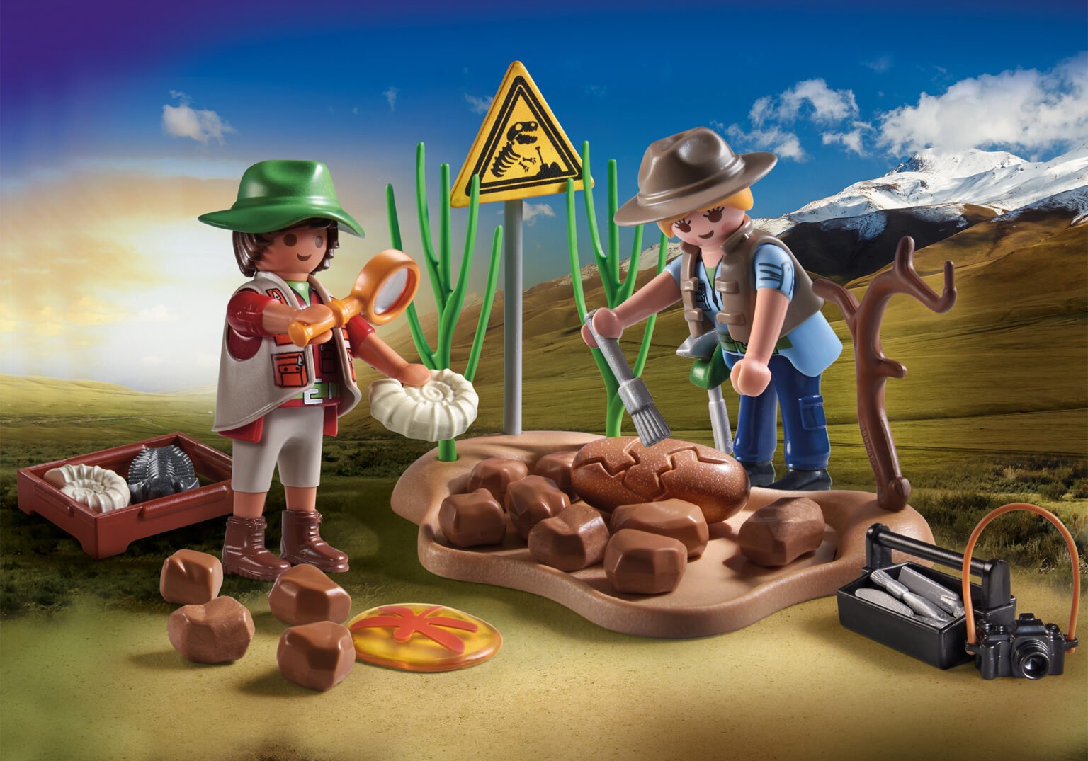 Playmobil 71805 Promo Pack Paleontology Dig โปรโมแพ็ค นักขุดฟอสซิล