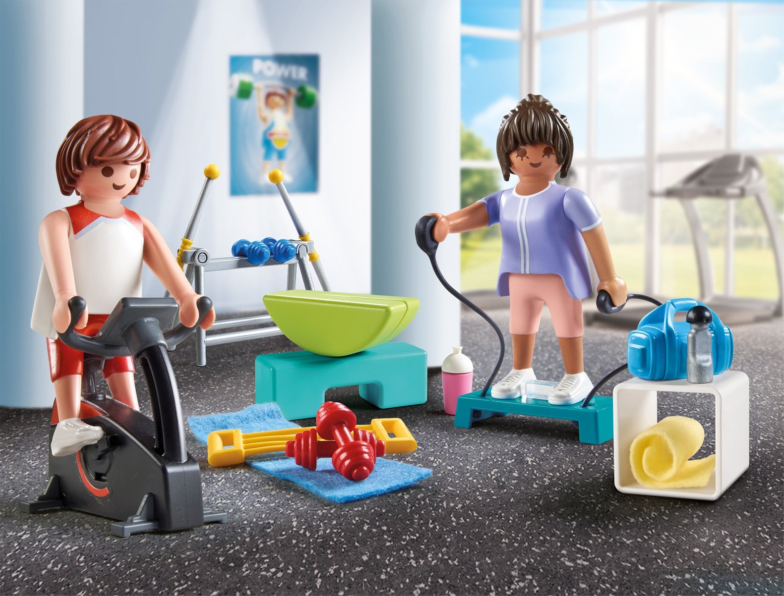 Playmobil 71806 Promo Pack Fitness Training โปรโมแพ็ค ฟิตเนสเทรนนิ่ง