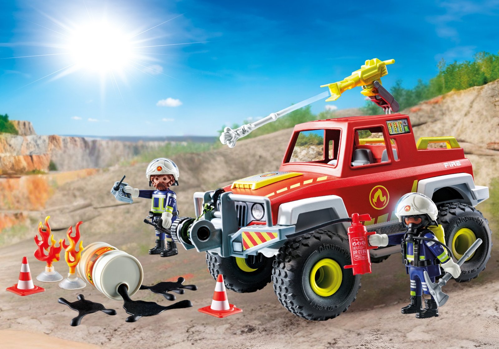 Playmobil 71824 Firefighting Truck ดับเพลิง รถดับเพลิง