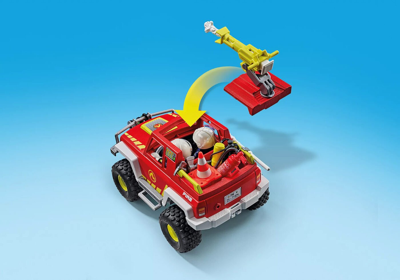 Playmobil 71824 Firefighting Truck ดับเพลิง รถดับเพลิง - Image 5