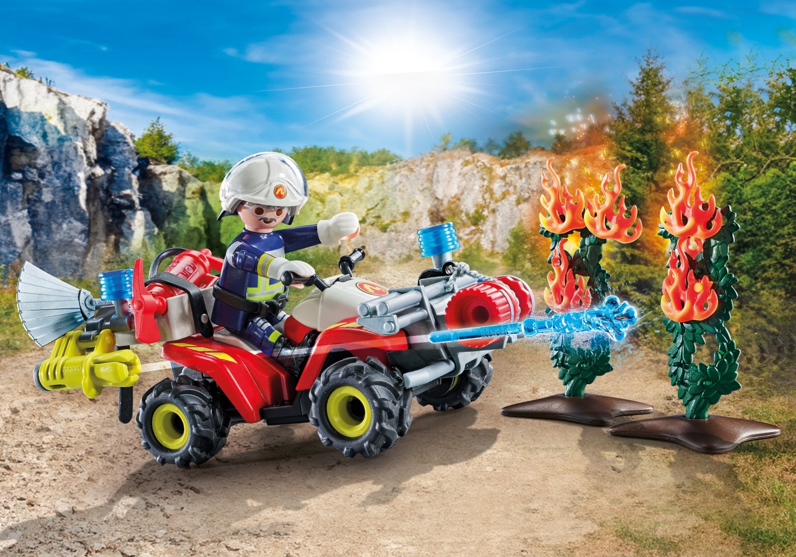 Playmobil 71825 Firefighting Quad ดับเพลิง รถควอดดับเพลิง