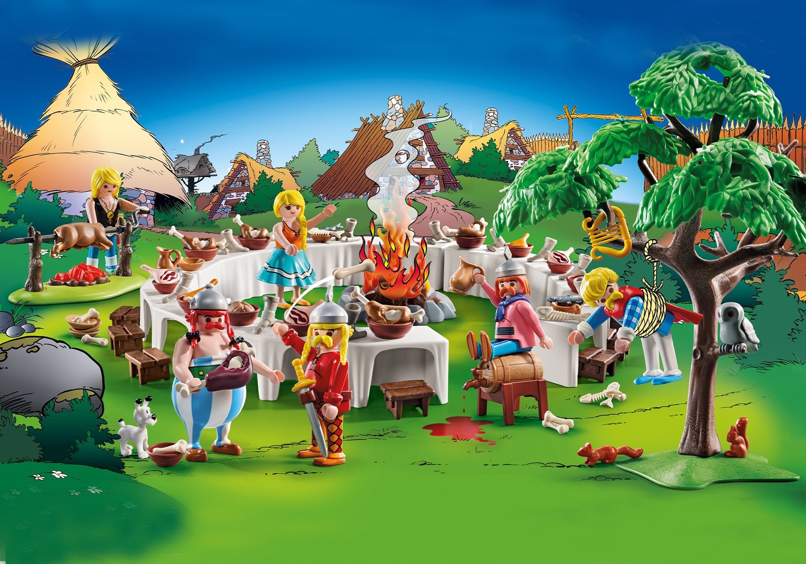 Playmobil 71827 Asterix: The village banquet แอสเทอริกซ์ งานเลี้ยงในหมู่บ้าน - Image 5