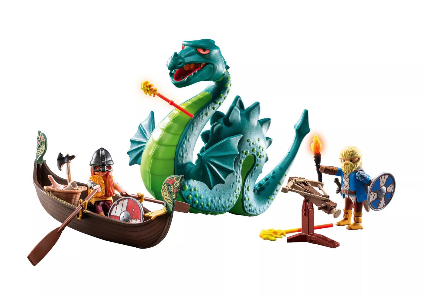 Playmobil 71830 Promo Pack Vikings with Sea Monster โปรโมแพ็ค ไวกิ้งกับสัตว์ทะเลยักษ์ - Image 4
