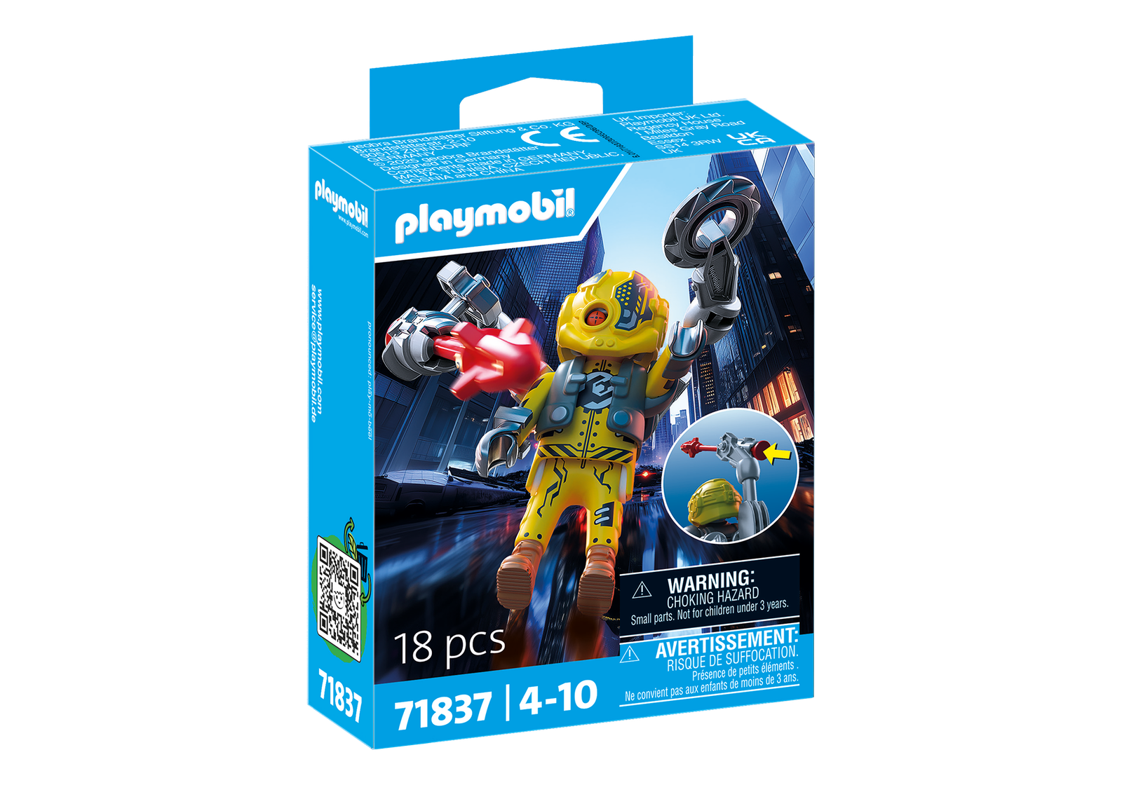 Playmobil 71837 PM Heroes Robot Hero ฮีโร่ โรบอทฮีโร่ - Image 3