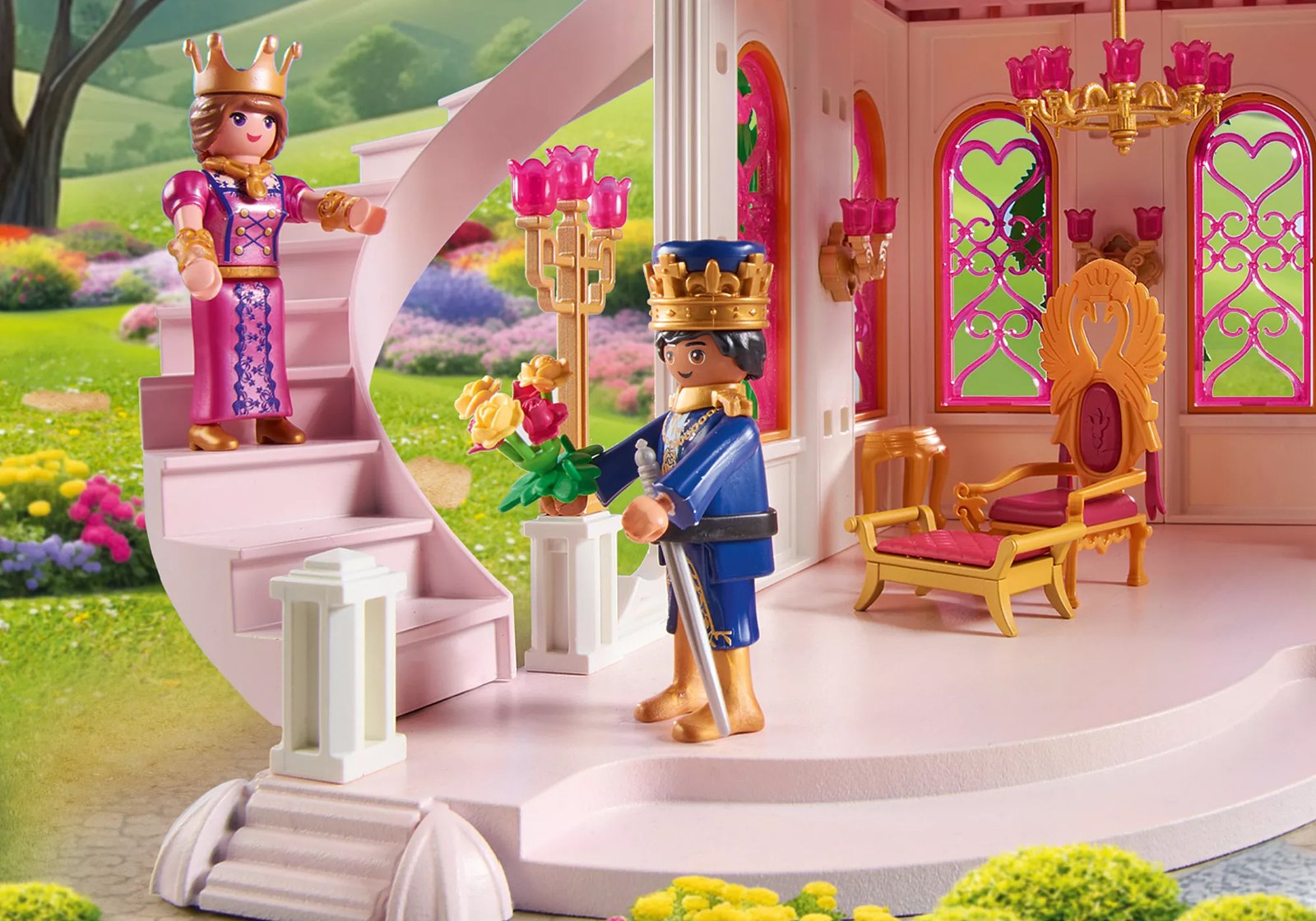 Playmobil 71845 Princess Magic Princess Castle with Royal Couple เจ้าหญิง ปราสาทเจ้าหญิงกับราชวงศ์ - Image 7