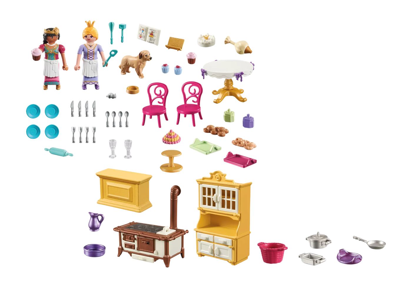 Playmobil 71848 Princess Magic Castle Kitchen เจ้าหญิง ครัวในปราสาท - Image 4