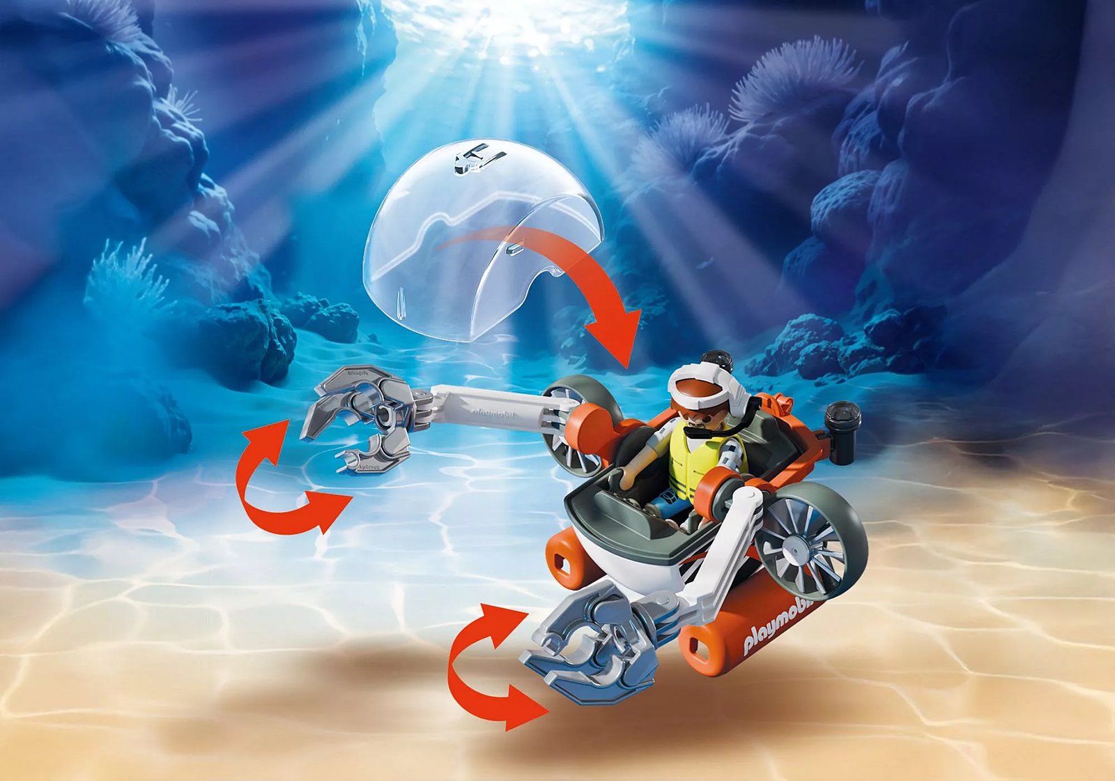 Playmobil 71860 Promo Pack Treasure Hunt with Submarine โปรโมแพ็ค ล่าสมบัติใต้น้ำ - Image 4